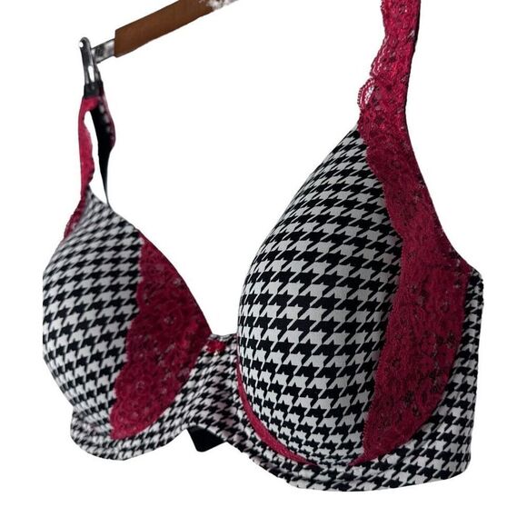 Soma Embracable Full Coverage Houndstooth Bra 38DDD Underwire - Picture 3 of 11